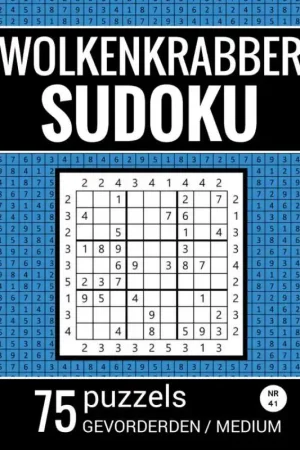 Beperkte Voorraad Wolkenkrabber Sudoku - Nr. 41 - 75 Puzzels - Gevorderden / Medium