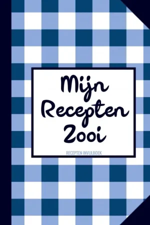 Originele Cadeaus voor Vrouwen en Mannen - Recepten Invulboek / Receptenboek - "Mijn Recepten Zooi" Korting