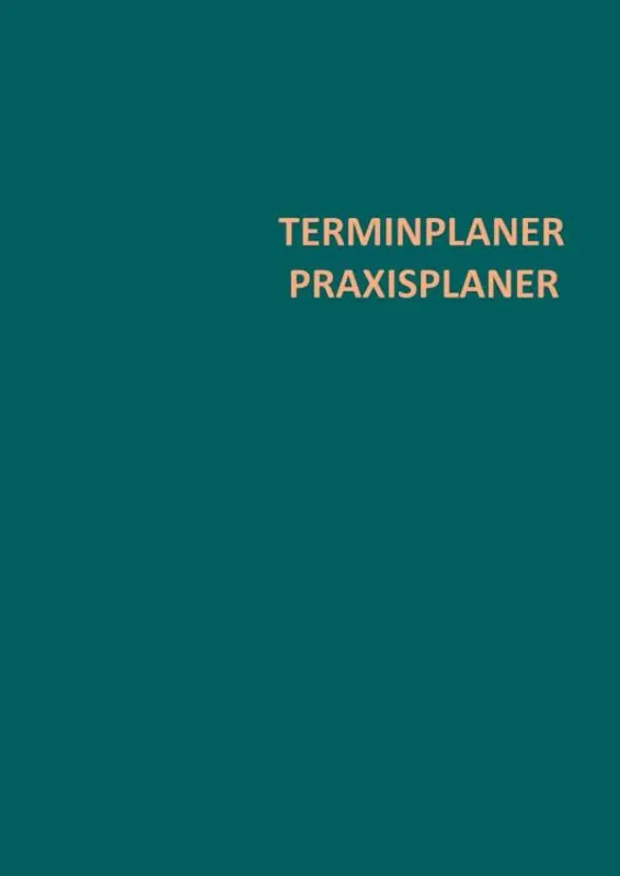Terminplaner Praxisplaner 7-20 Uhr Must-Have
