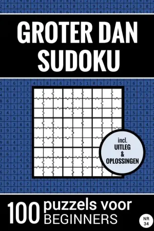 Veilige Betaling Groter Dan Sudoku - 100 Puzzels voor Beginners - Nr. 34