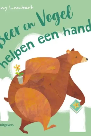 Beer en Vogel helpen een handje Merkproduct