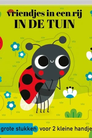 Finale Uitverkoop Puzzelboek vriendjes in een rij - In de tuin