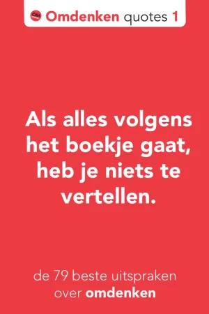 Weekendaanbieding Omdenken quotes 1