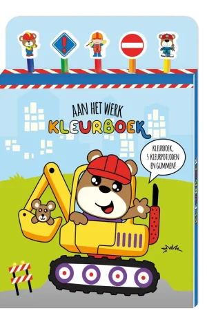 Aan het werk kleurboek Gecertificeerd