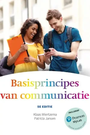 Basisprincipes van communicatie, 5e editie met MyLabNL toegangscode Laatste Kans