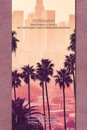 FERNWEH Travel Notebook pink Nu Kopen