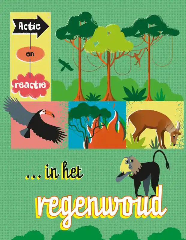 Actie en reactie in het regenwoud Exclusieve Aanbieding