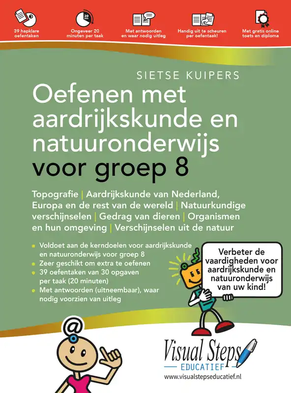 Actieprijs Oefenen met aardrijkskunde en natuuronderwijs voor groep 8