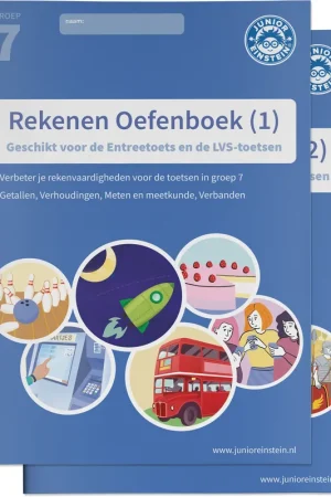 Goedkoop Rekenen Oefenboek delen 1 en 2 geschikt voor de Citotoets