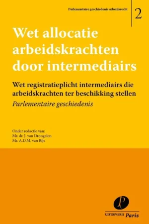 Wet allocatie arbeidskrachten door intermediairs Gereduceerde Prijs