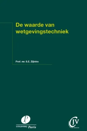 Voordeelprijs De waarde van wetgevingstechniek