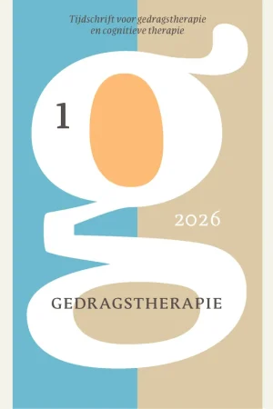 Tijdschrift Gedragstherapie Koop Vandaag