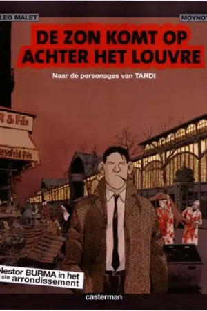 Finale Uitverkoop De zon komt op achter het Louvre