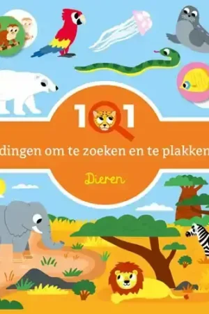 Ballon Kids 101 DINGEN OM TE ZOEKEN EN TE PLAKKEN: DIEREN Bestseller