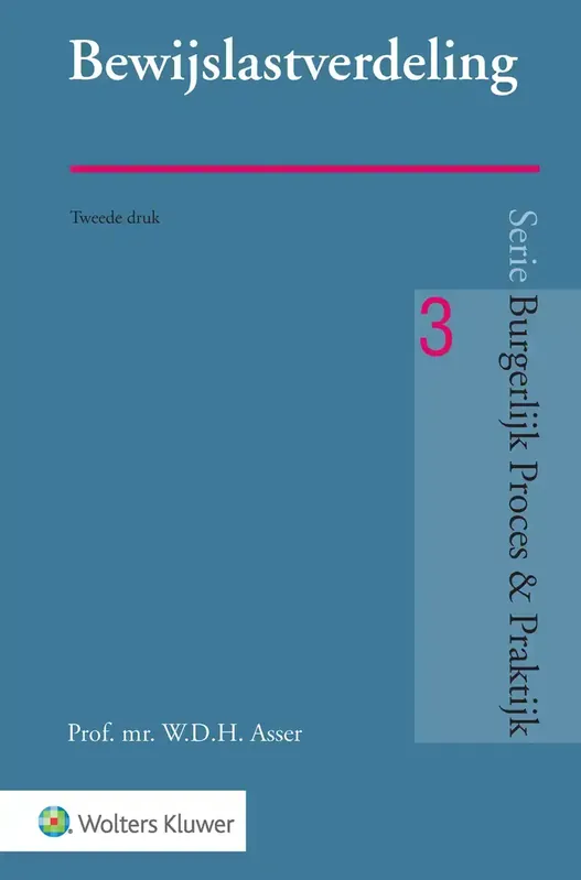 Wolters Kluwer Nederland B.V. BEWIJSLASTVERDELING Speciale Aanbieding