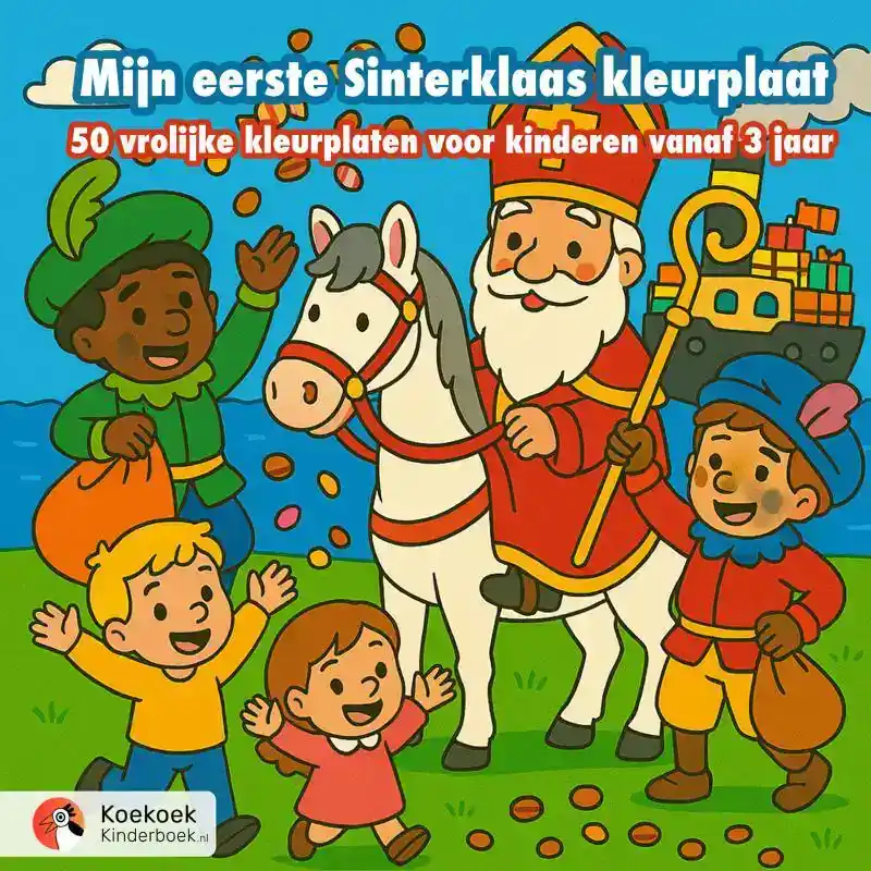 Alleen Vandaag Brave New Books MIJN EERSTE SINTERKLAAS KLEURPLAAT
