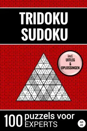 Brave New Books TRIDOKU SUDOKU - 100 PUZZELS VOOR EXPERTS - NR. 43 Gratis Verzending